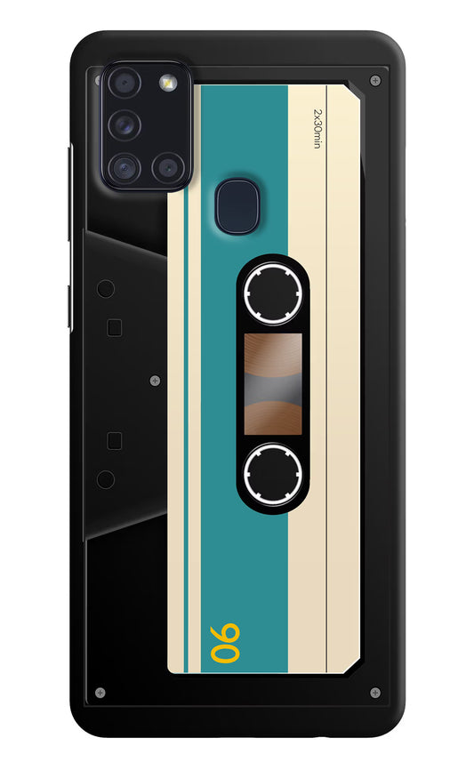 Cassette Samsung A21s Hard Case Back Cover by Casekaro