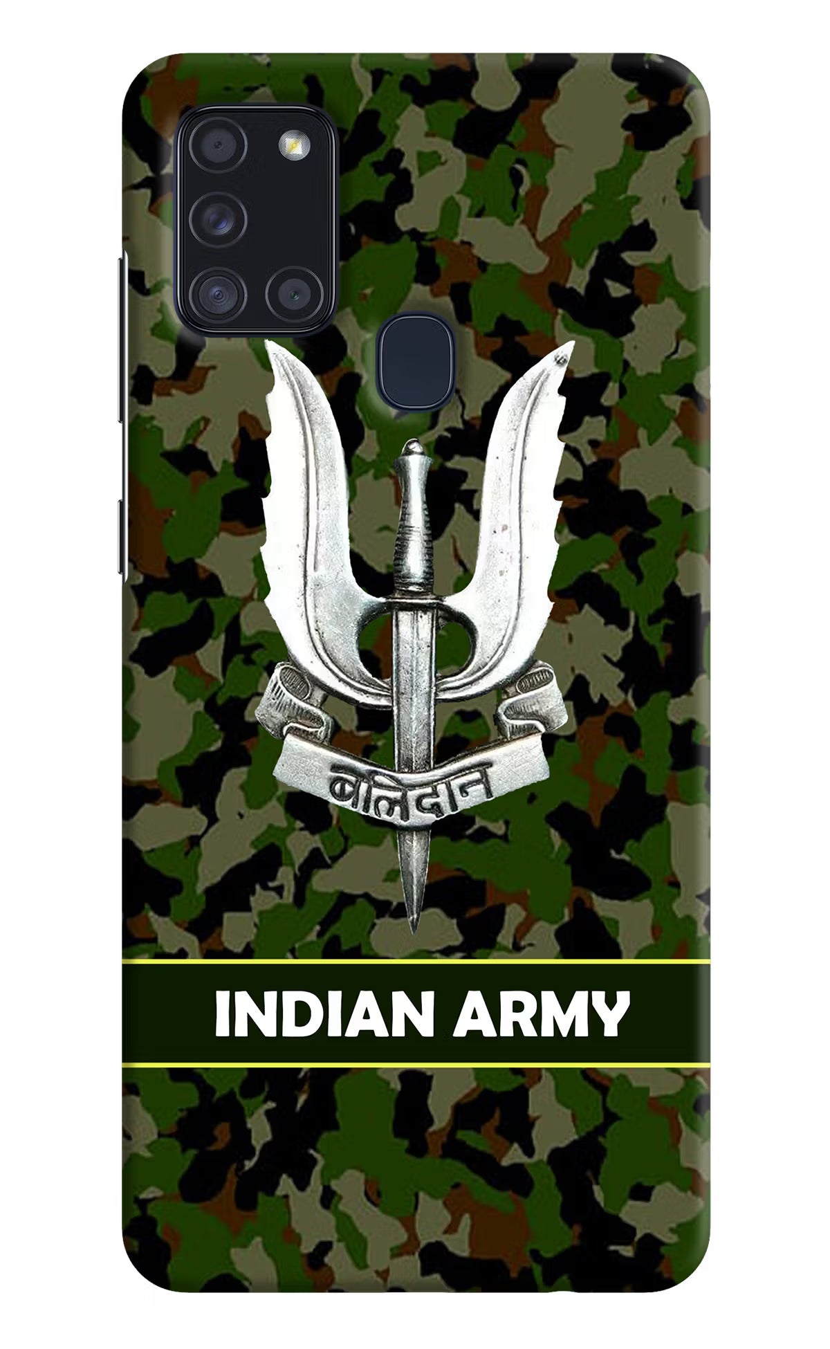 Balidan Indian Logo Samsung A21s Hard Case Back Cover by Casekaro