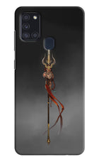 Shiv Trishul Samsung A21s Hard Case Back Cover by Casekaro