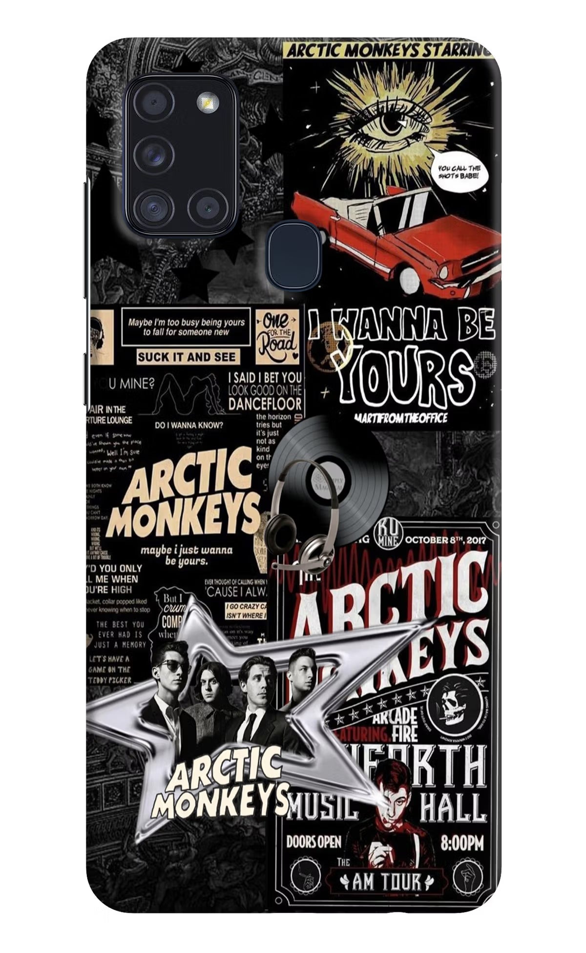 Arctic Monkeys Samsung A21s Hard Case Back Cover by Casekaro