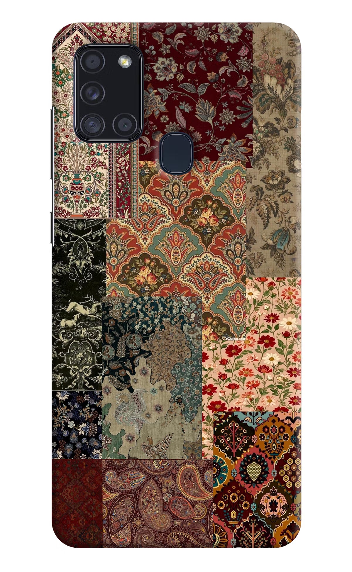 Desi Print Samsung A21s Hard Case Back Cover by Casekaro