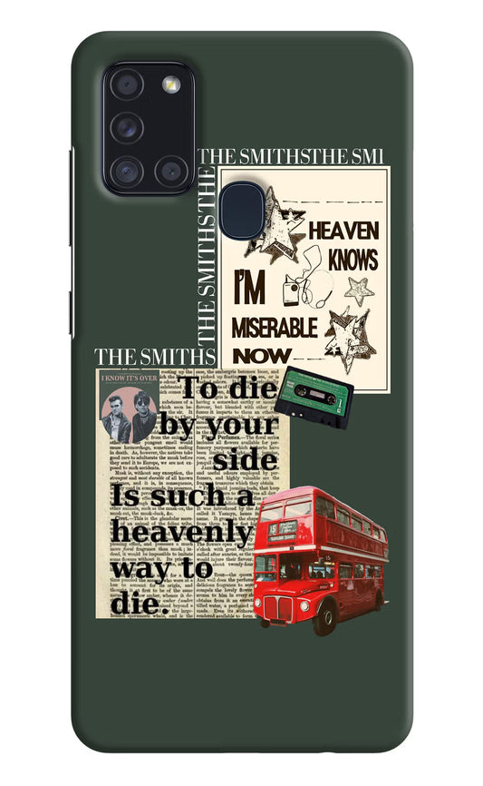 The Smiths Samsung A21s Hard Case Back Cover by Casekaro