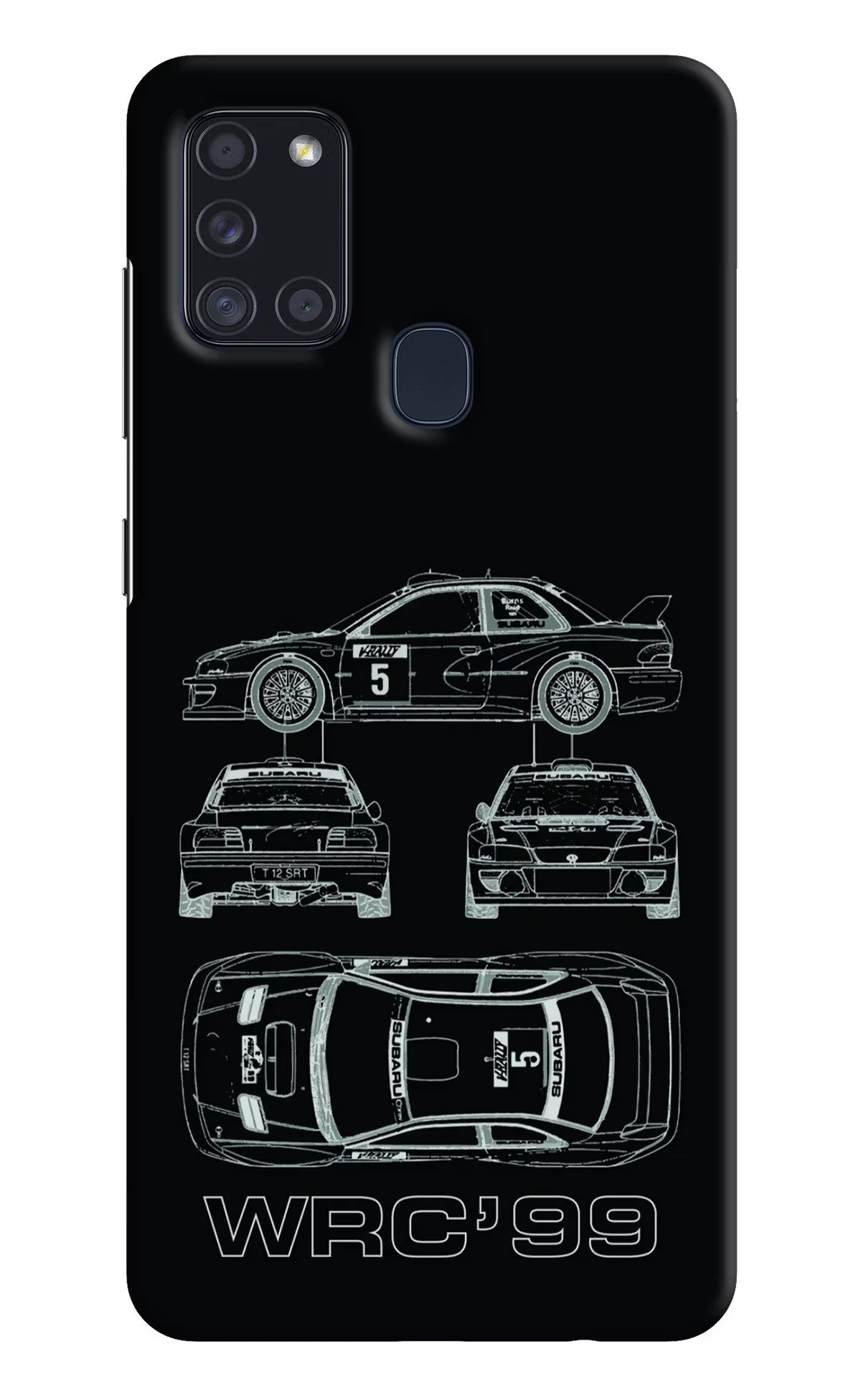 WRC'99 Samsung A21s Hard Case Back Cover by Casekaro