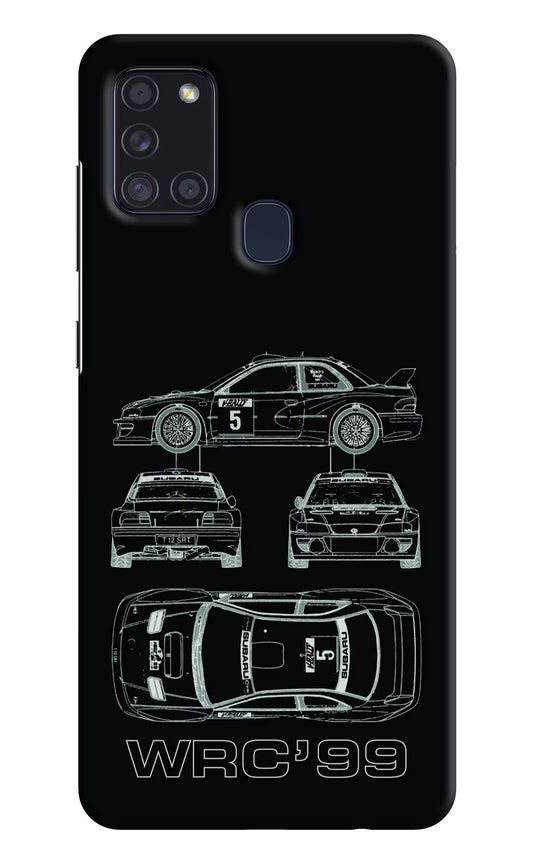 WRC'99 Samsung A21s Hard Case Back Cover by Casekaro