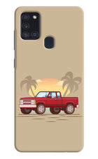 Desert Classic Drive Samsung A21s Hard Case Back Cover by Casekaro