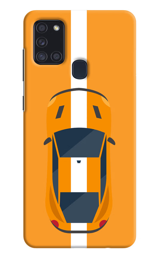 Highway Pursuit Samsung A21s Hard Case Back Cover by Casekaro