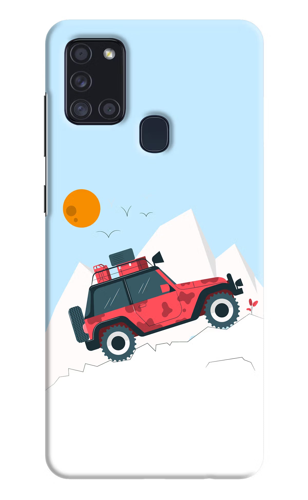 Mountain Trail Beast Samsung A21s Hard Case Back Cover by Casekaro