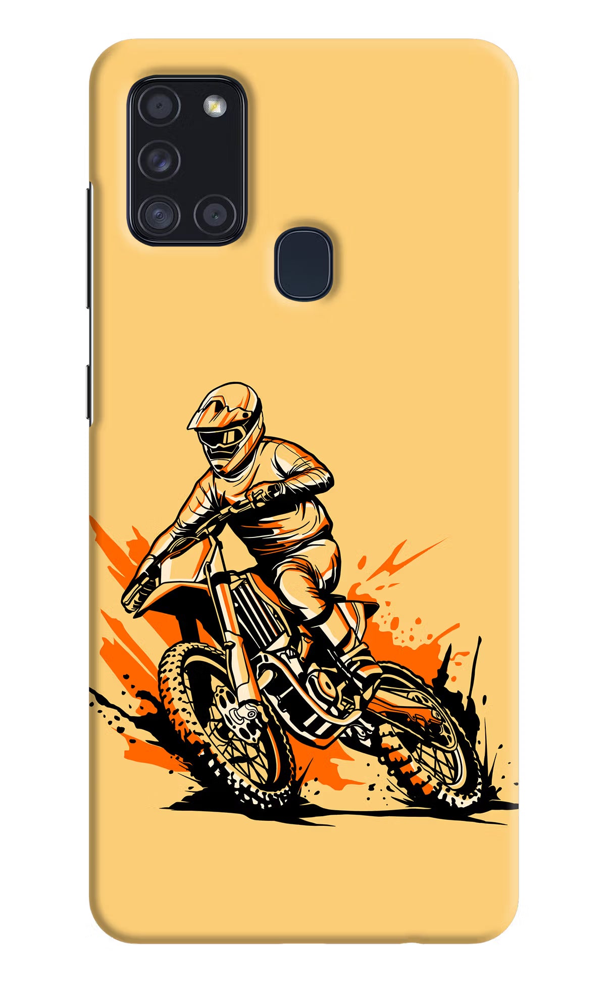 Off-Road Fury Samsung A21s Hard Case Back Cover by Casekaro
