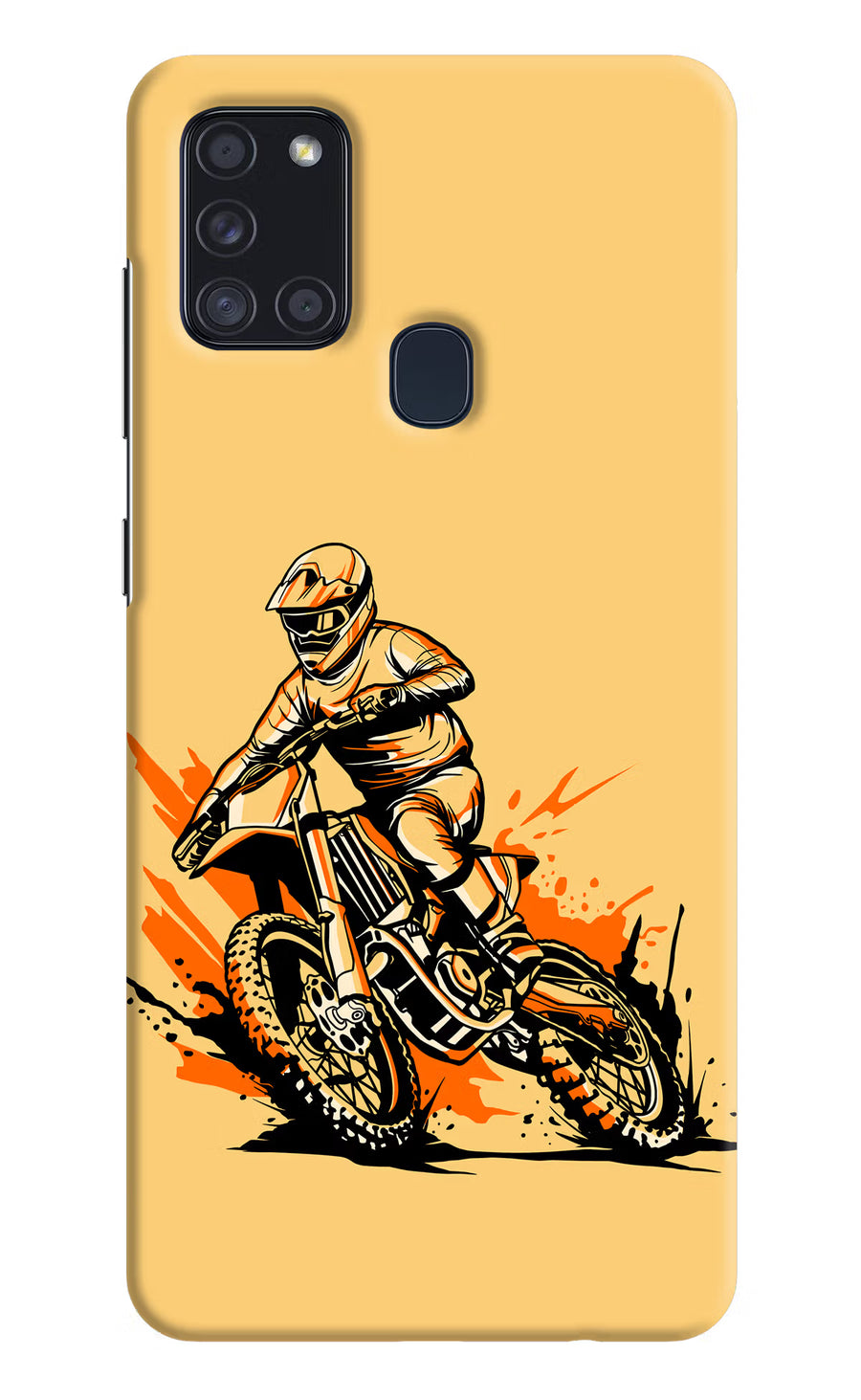 Off-Road Fury Samsung A21s Back Cover, Hard case