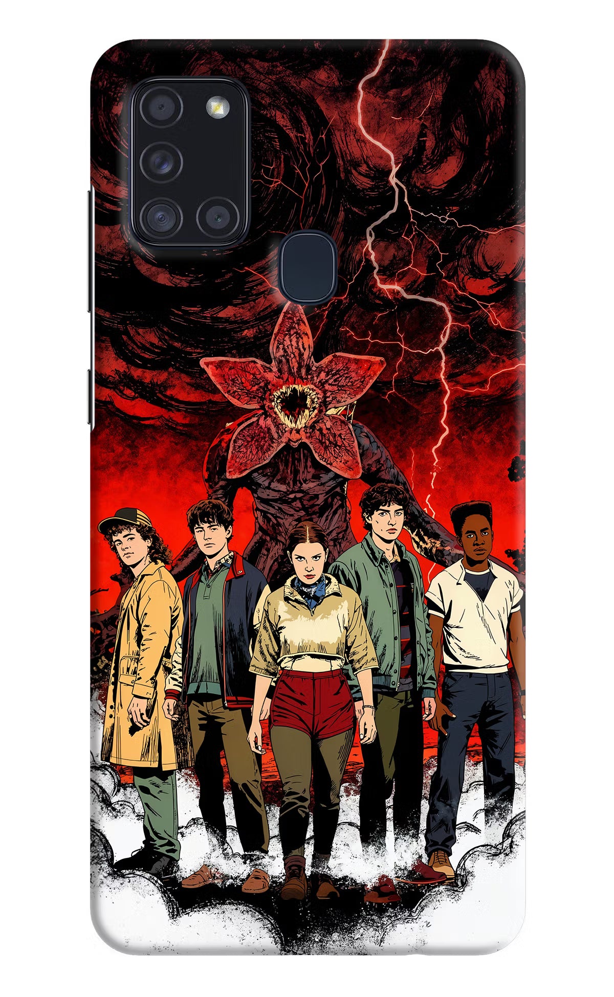 Ordinary Things Characters Samsung A21s Hard Case Back Cover by Casekaro