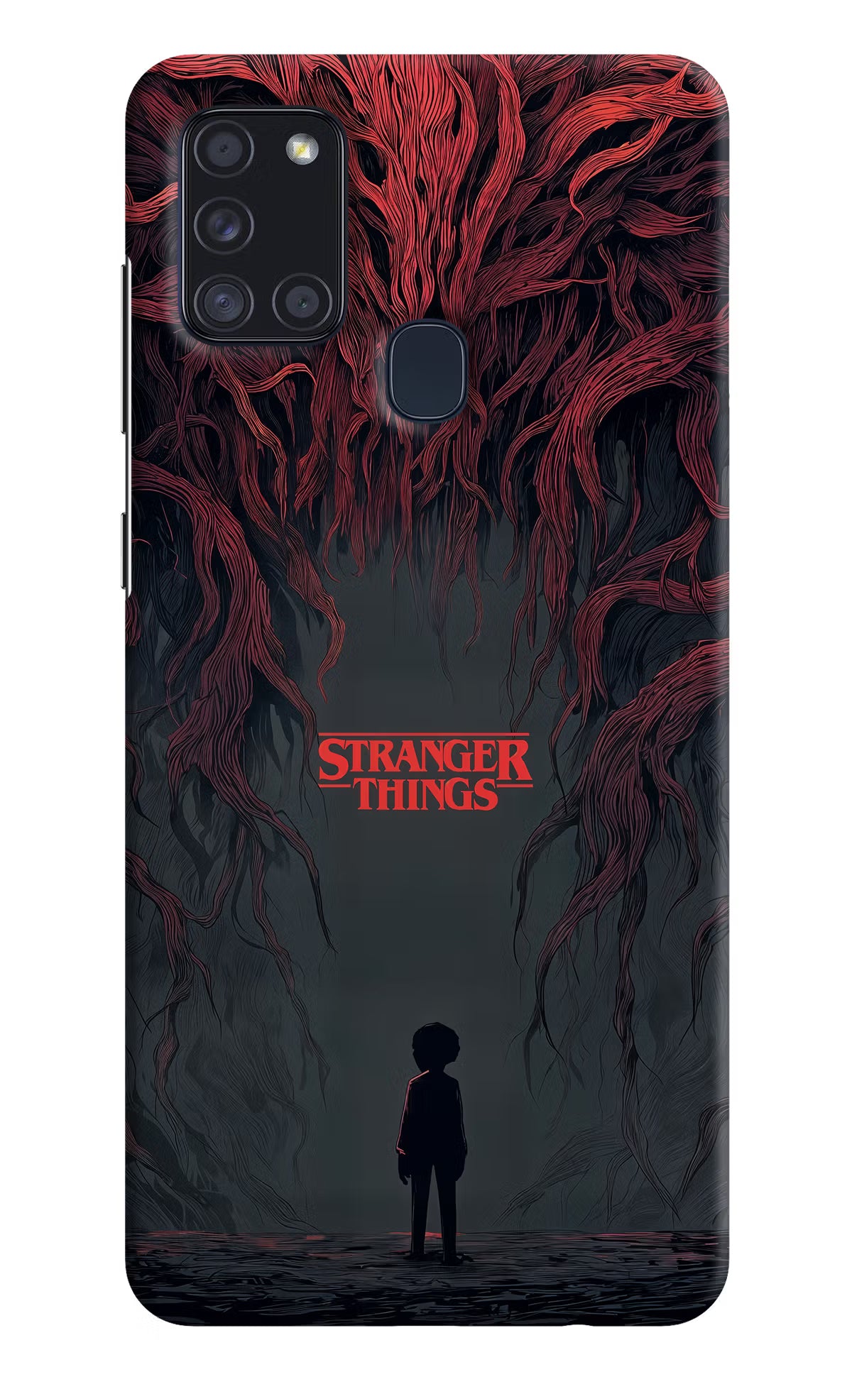Ordinary Things Dark Side Samsung A21s Hard Case Back Cover by Casekaro