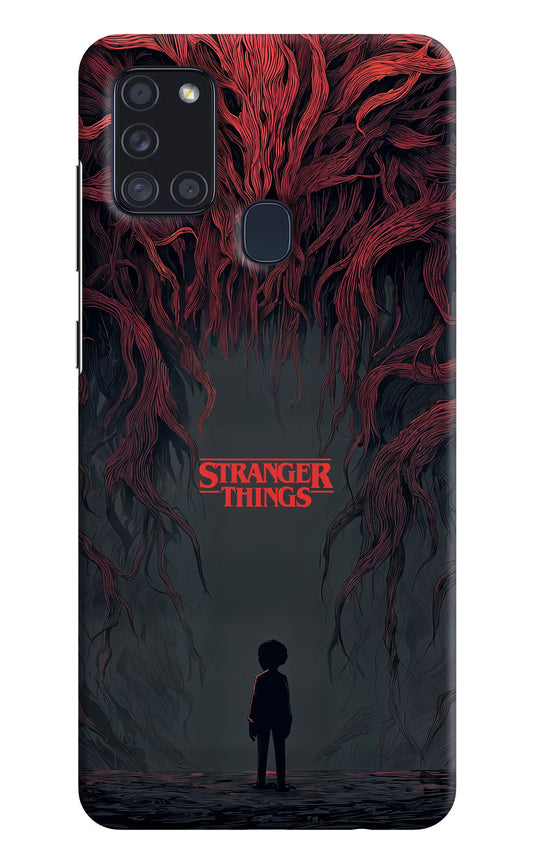 Ordinary Things Dark Side Samsung A21s Hard Case Back Cover by Casekaro