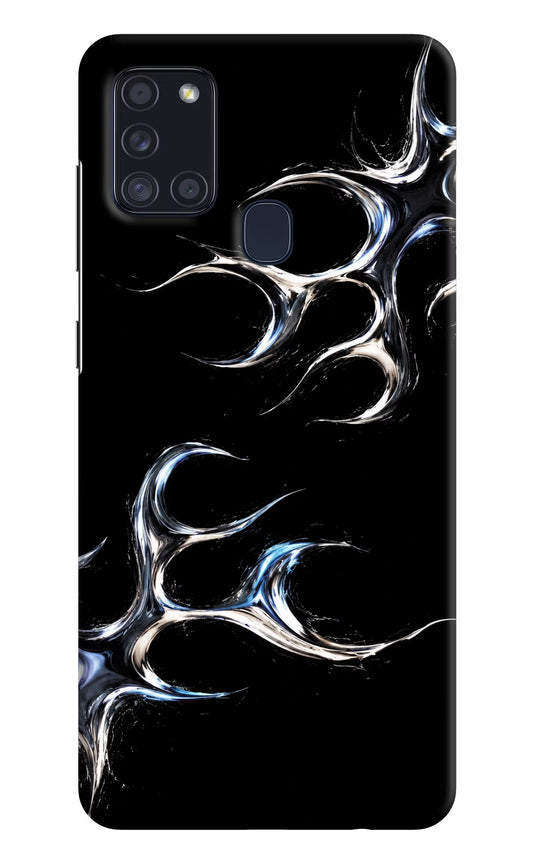 Chrome Tribal Samsung A21s Hard Case Back Cover by Casekaro