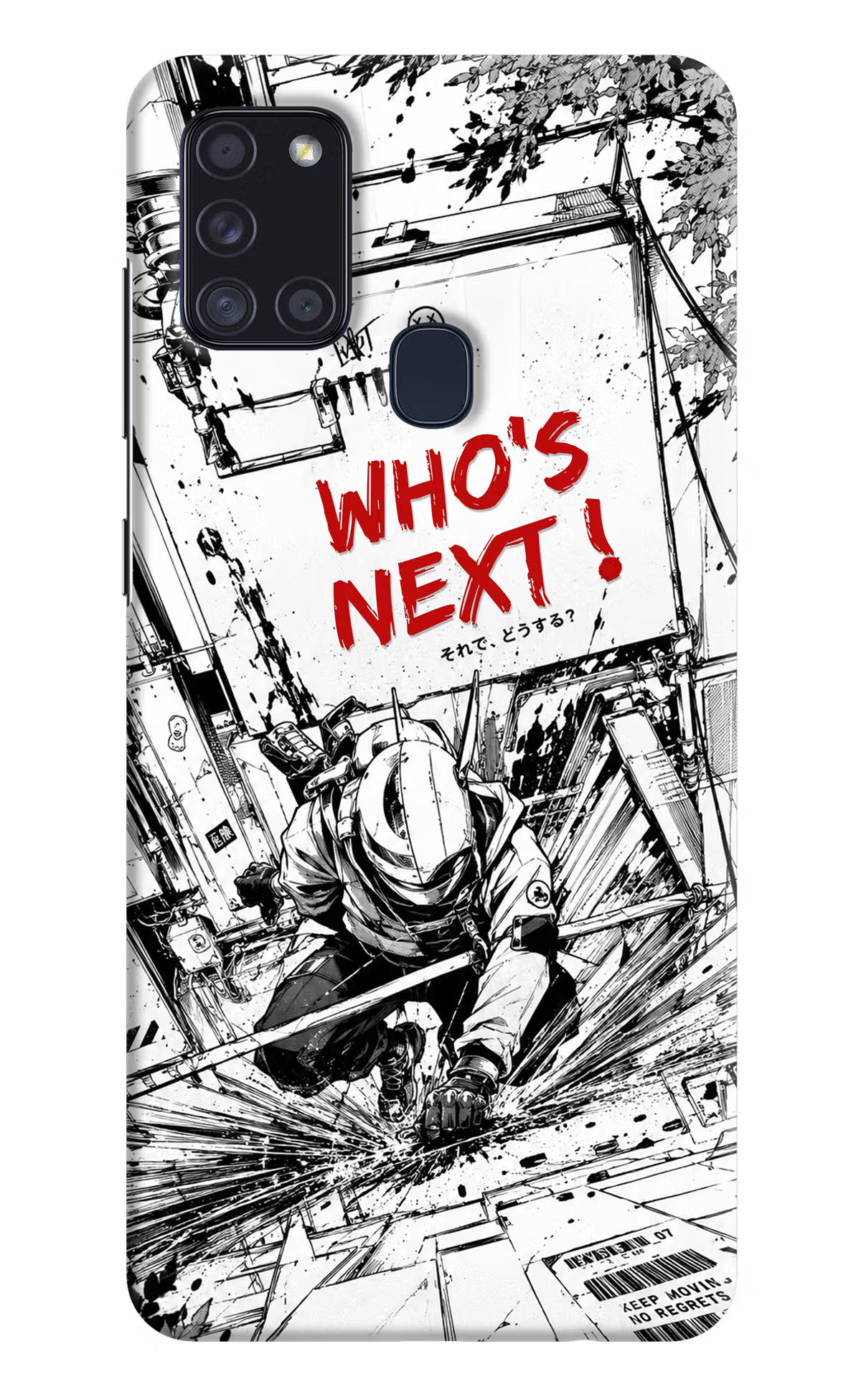 Who's Next Samsung A21s Hard Case Back Cover by Casekaro