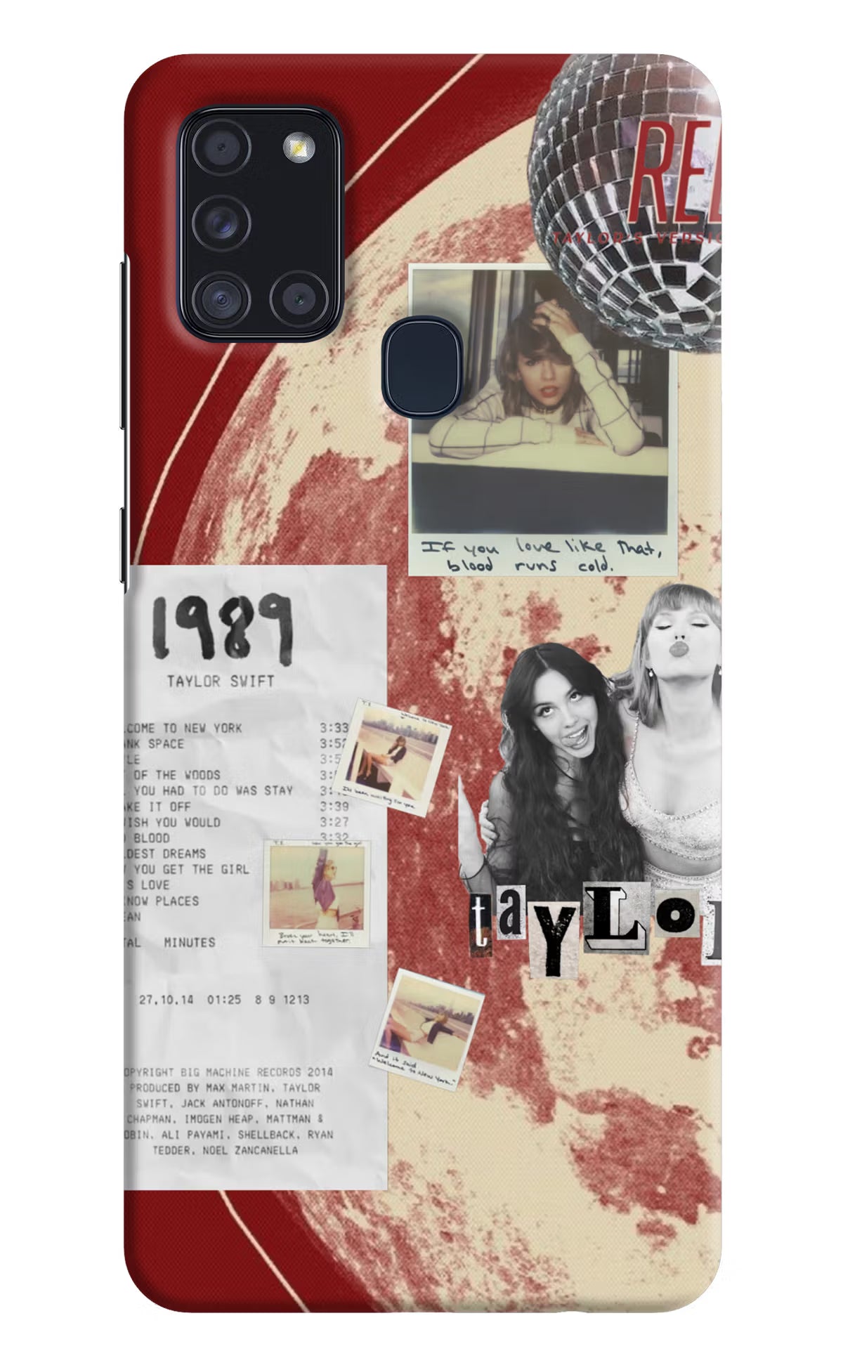 Taylor Swift Samsung A21s Back Cover