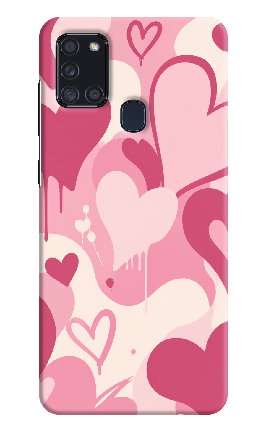 Hearty case Samsung A21s Back Cover, Hard case