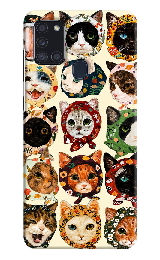 Cool Cat Samsung A21s Hard Case Back Cover by Casekaro