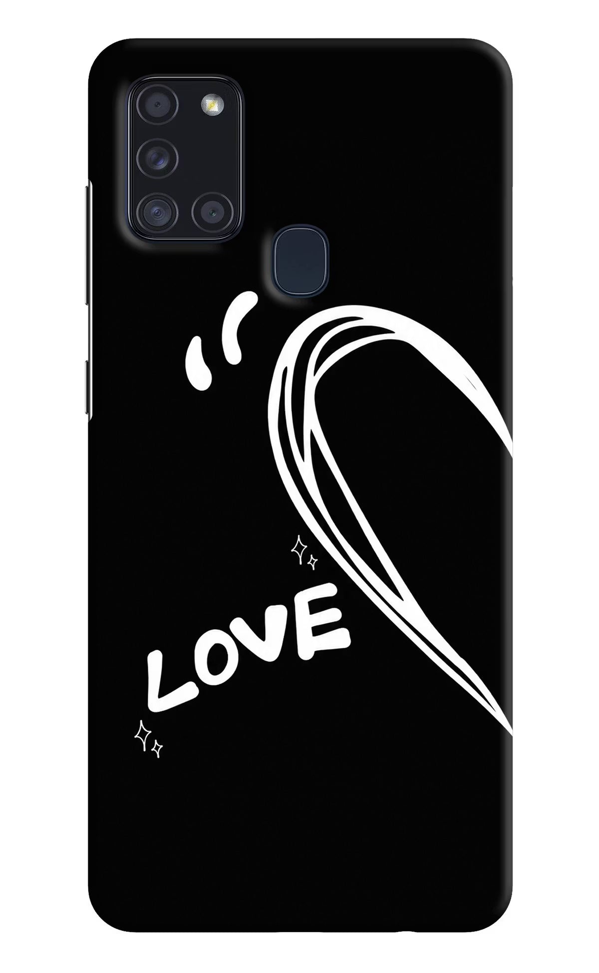 Love Line Samsung A21s Back Cover