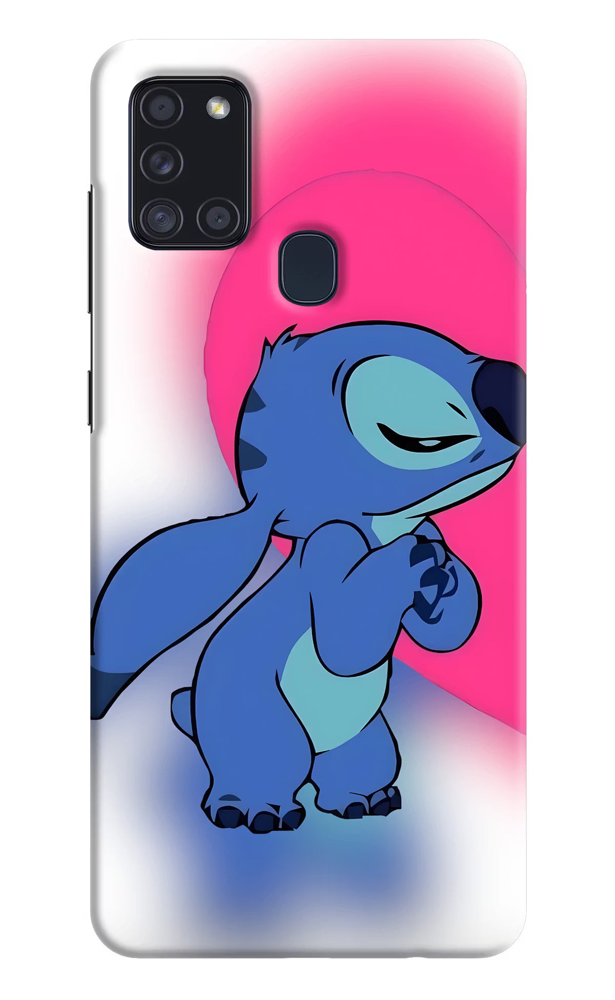 Stitch Hug Samsung A21s Back Cover