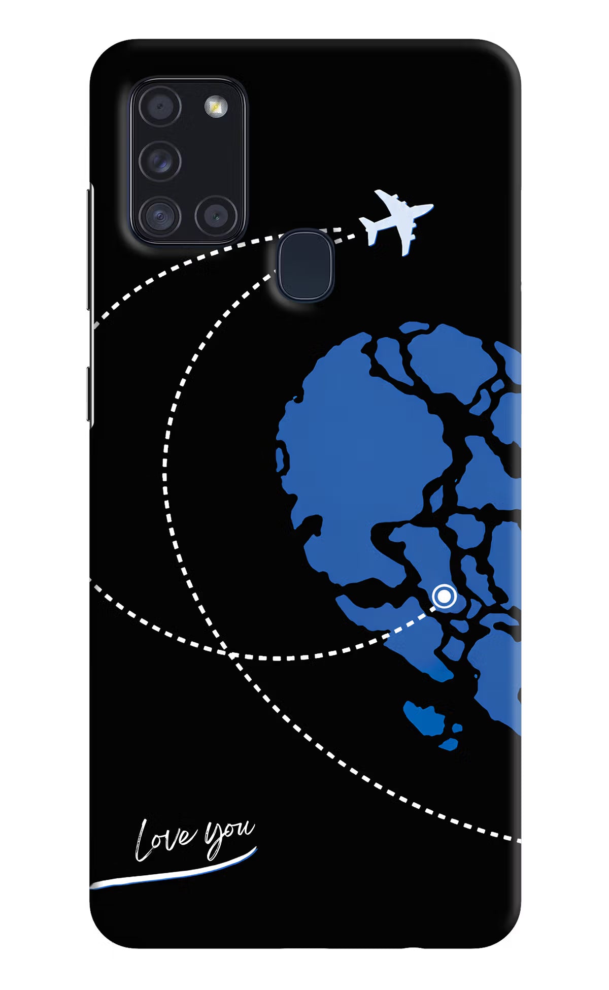 Love Orbit Samsung A21s Back Cover