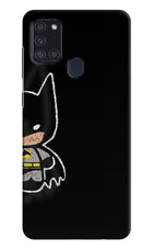Bat Kitty Samsung A21s Hard Case Back Cover by Casekaro