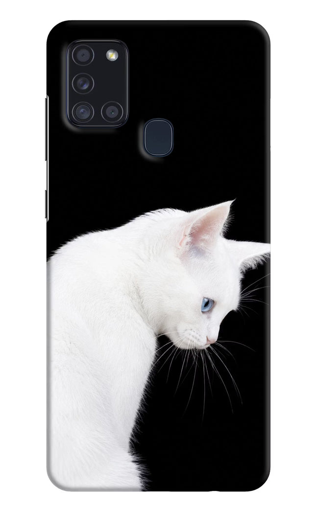 Snow Gaze Samsung A21s Hard Case Back Cover by Casekaro
