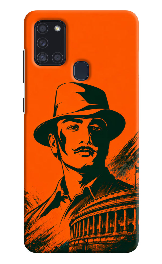 Bhagat Singh Legacy Samsung A21s Hard Case Back Cover by Casekaro