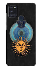 Divine Sun Samsung A21s Hard Case Back Cover by Casekaro