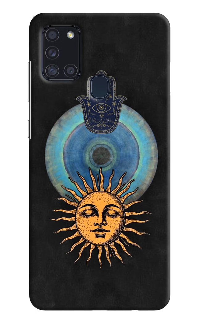Divine Sun Samsung A21s Hard Case Back Cover by Casekaro