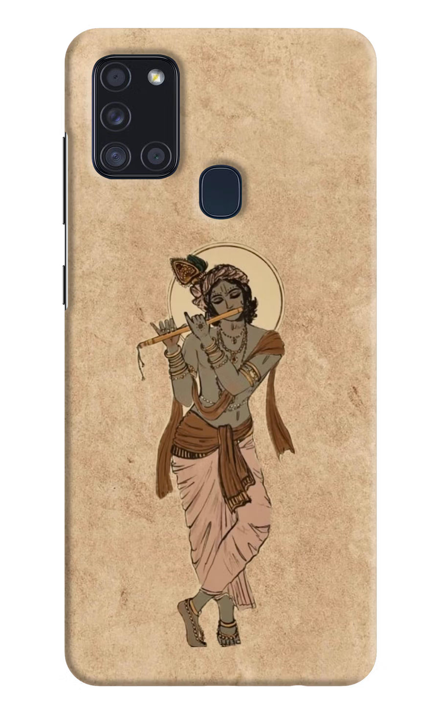 Krishna Samsung A21s Back Cover, Hard case