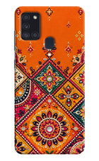 Kutch Glow Samsung A21s Hard Case Back Cover by Casekaro