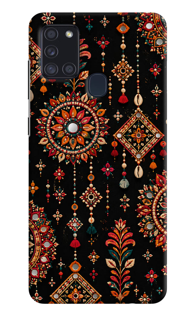 Boho Noir Samsung A21s Hard Case Back Cover by Casekaro