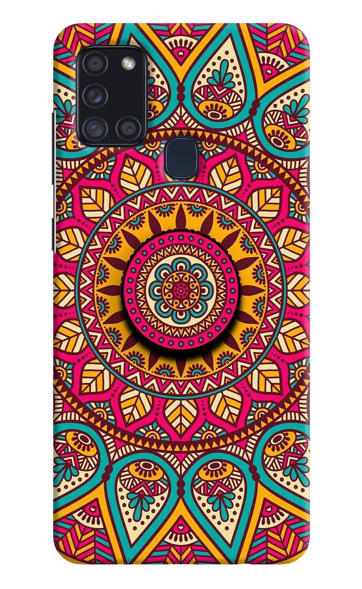 Mandala Samsung A21s Pop Case by Casekaro