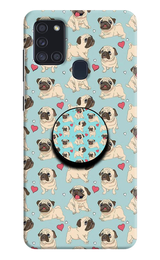 Pug Dog Samsung A21s Pop Case by Casekaro