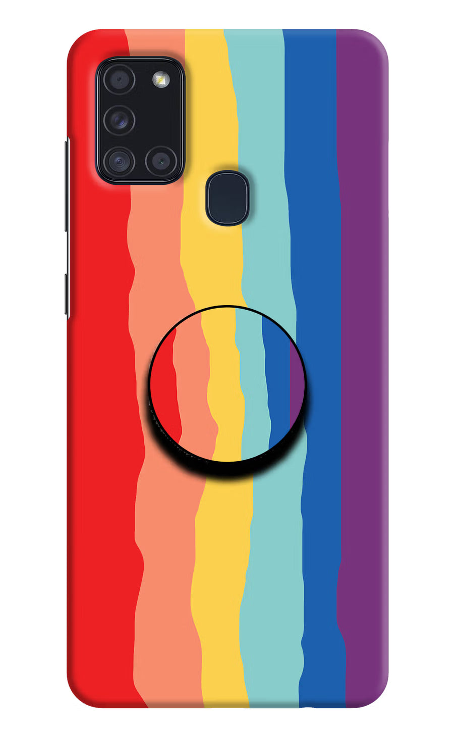 Rainbow Samsung A21s Pop Case, Hard case