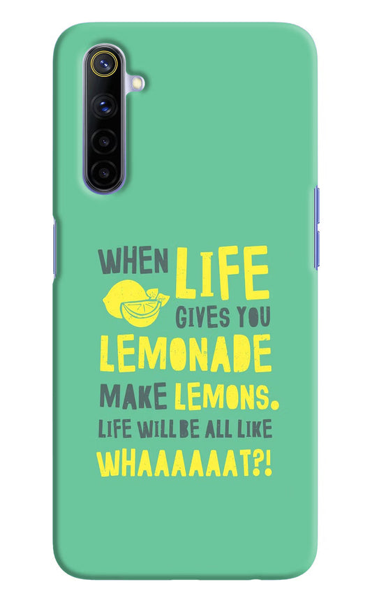 Quote Realme 6/6i Hard Case Back Cover by Casekaro