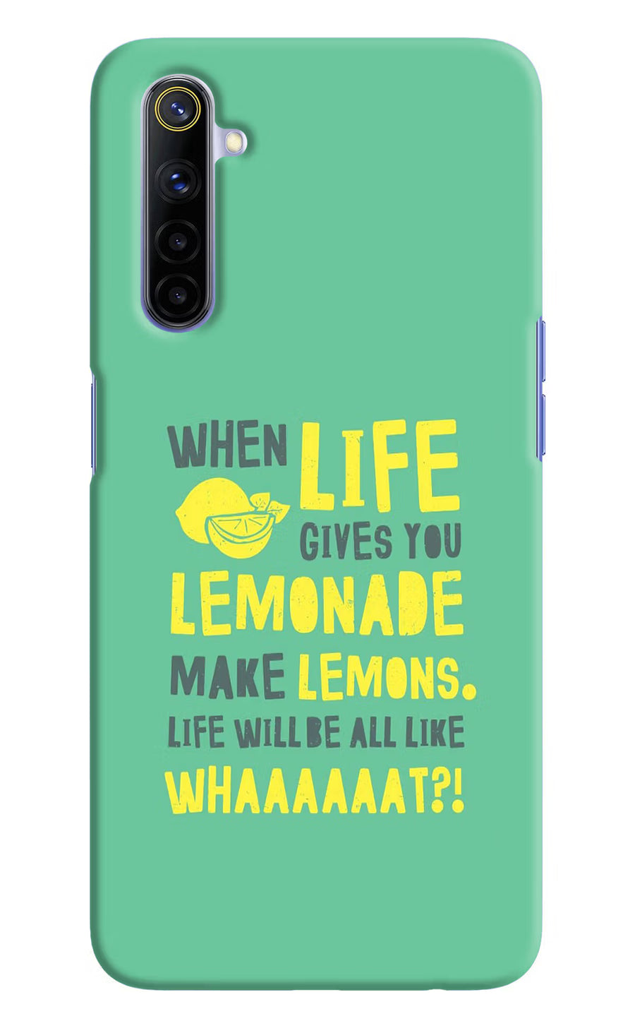 Quote Realme 6/6i Back Cover, Hard case