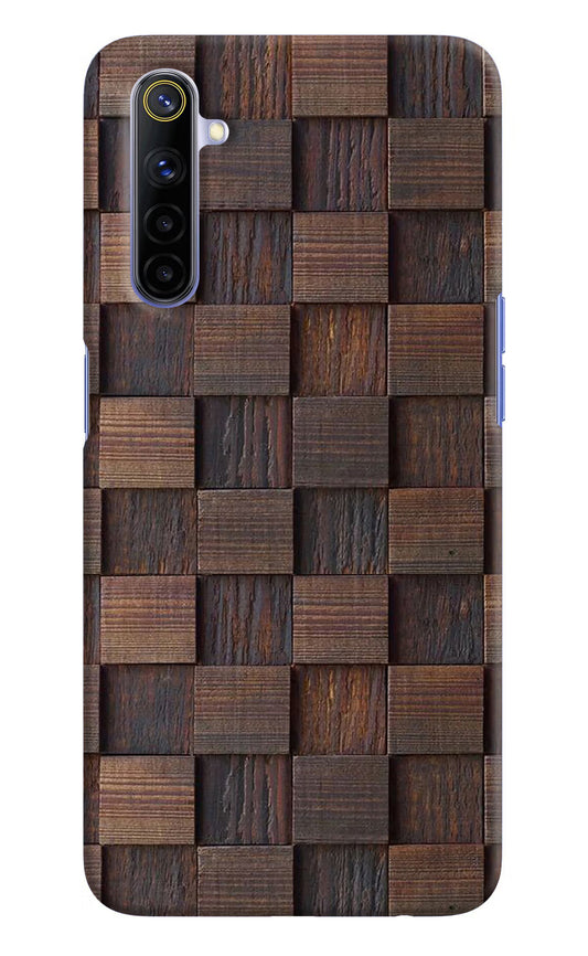 Wooden Cube Design Realme 6/6i Hard Case Back Cover by Casekaro