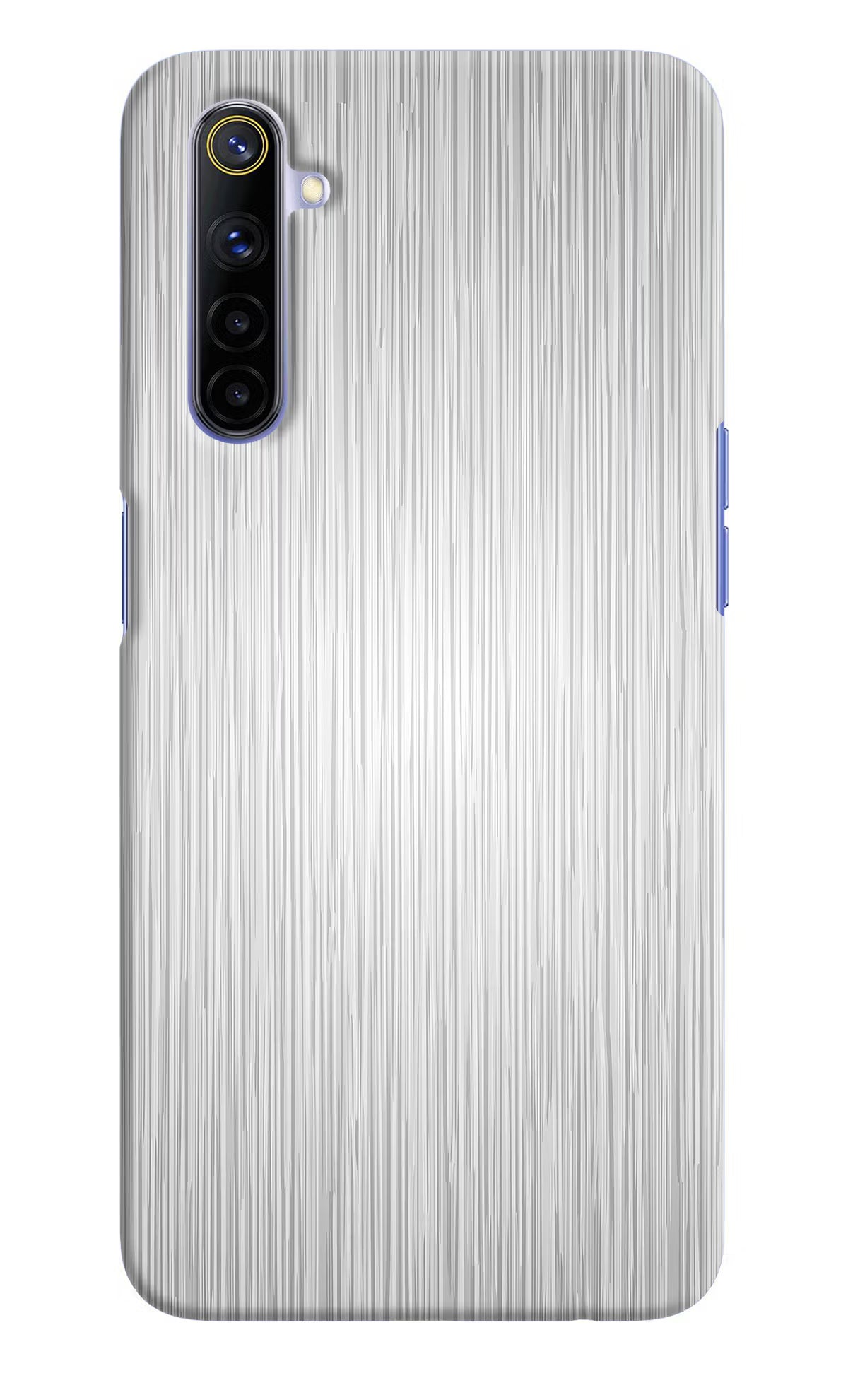 Wooden Grey Texture Realme 6/6i Hard Case Back Cover by Casekaro