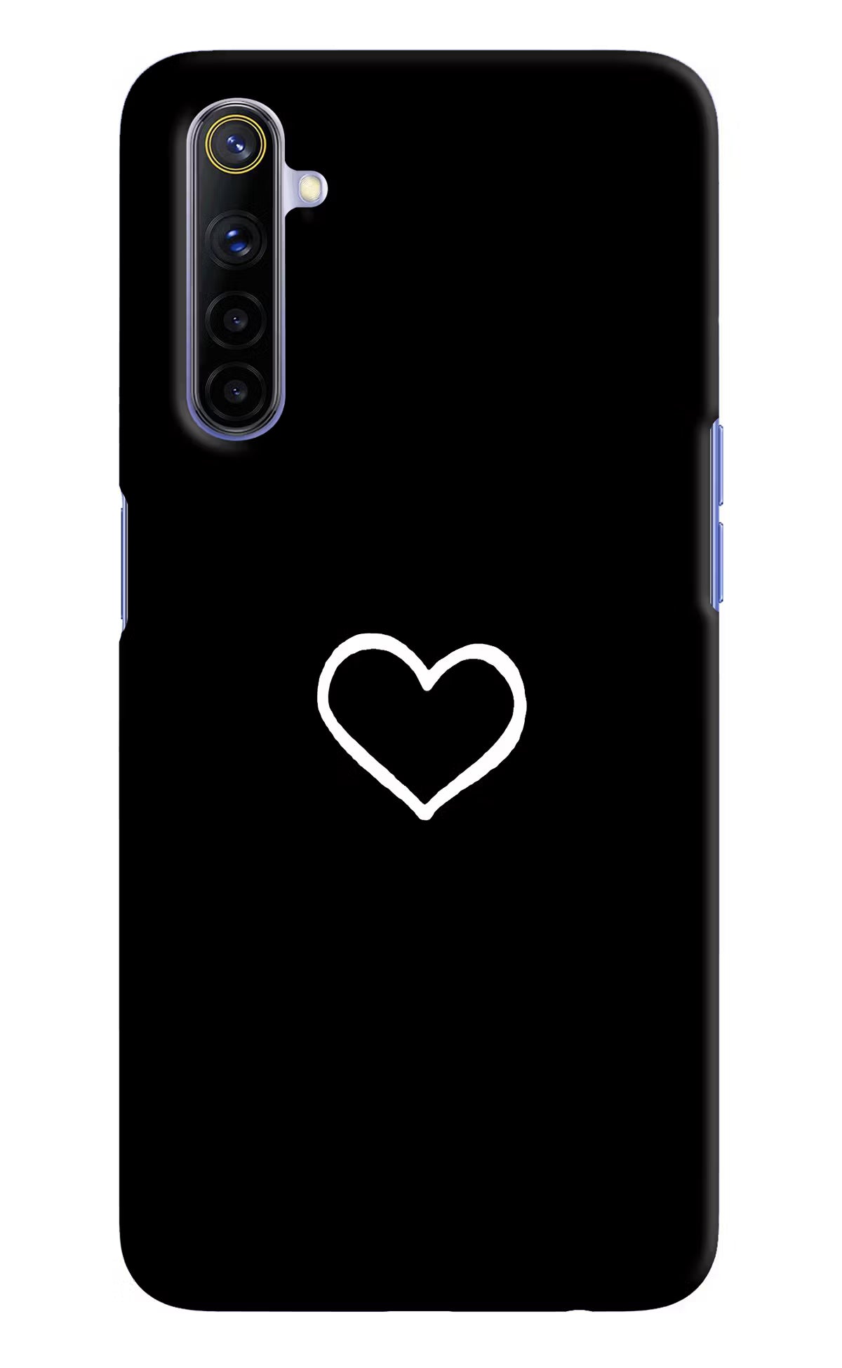 Heart Realme 6/6i Hard Case Back Cover by Casekaro
