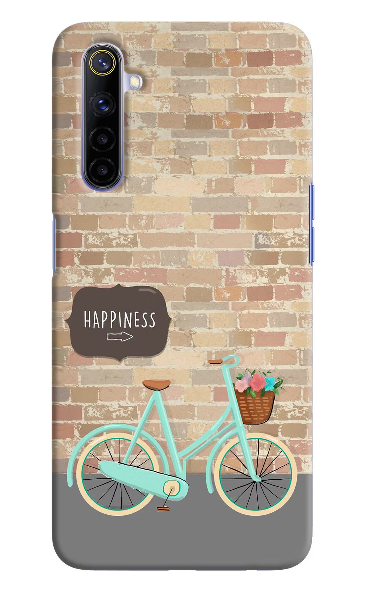 Happiness Artwork Realme 6/6i Hard Case Back Cover by Casekaro
