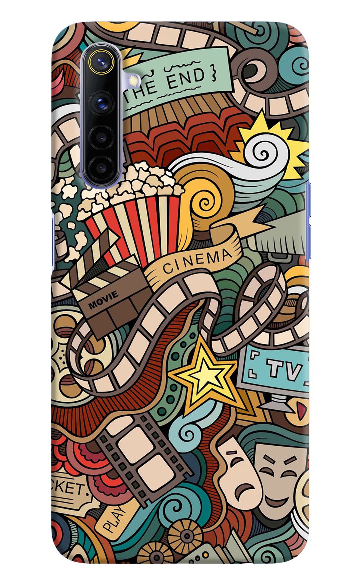 Cinema Abstract Realme 6/6i Hard Case Back Cover by Casekaro