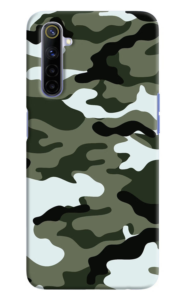 Camouflage Realme 6/6i Hard Case Back Cover by Casekaro