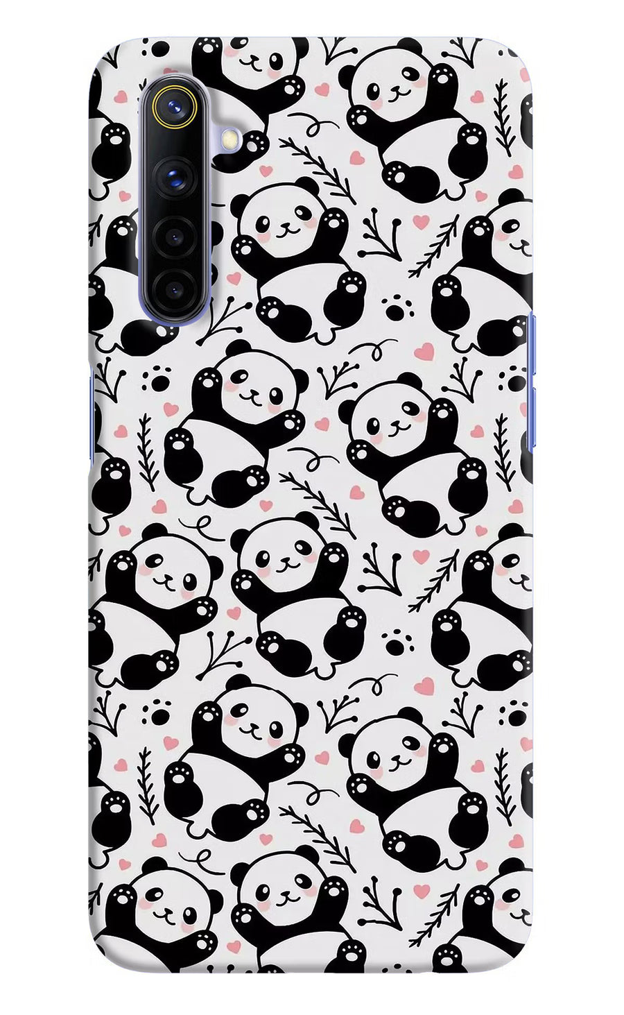 Cute Panda Realme 6/6i Back Cover, Hard case