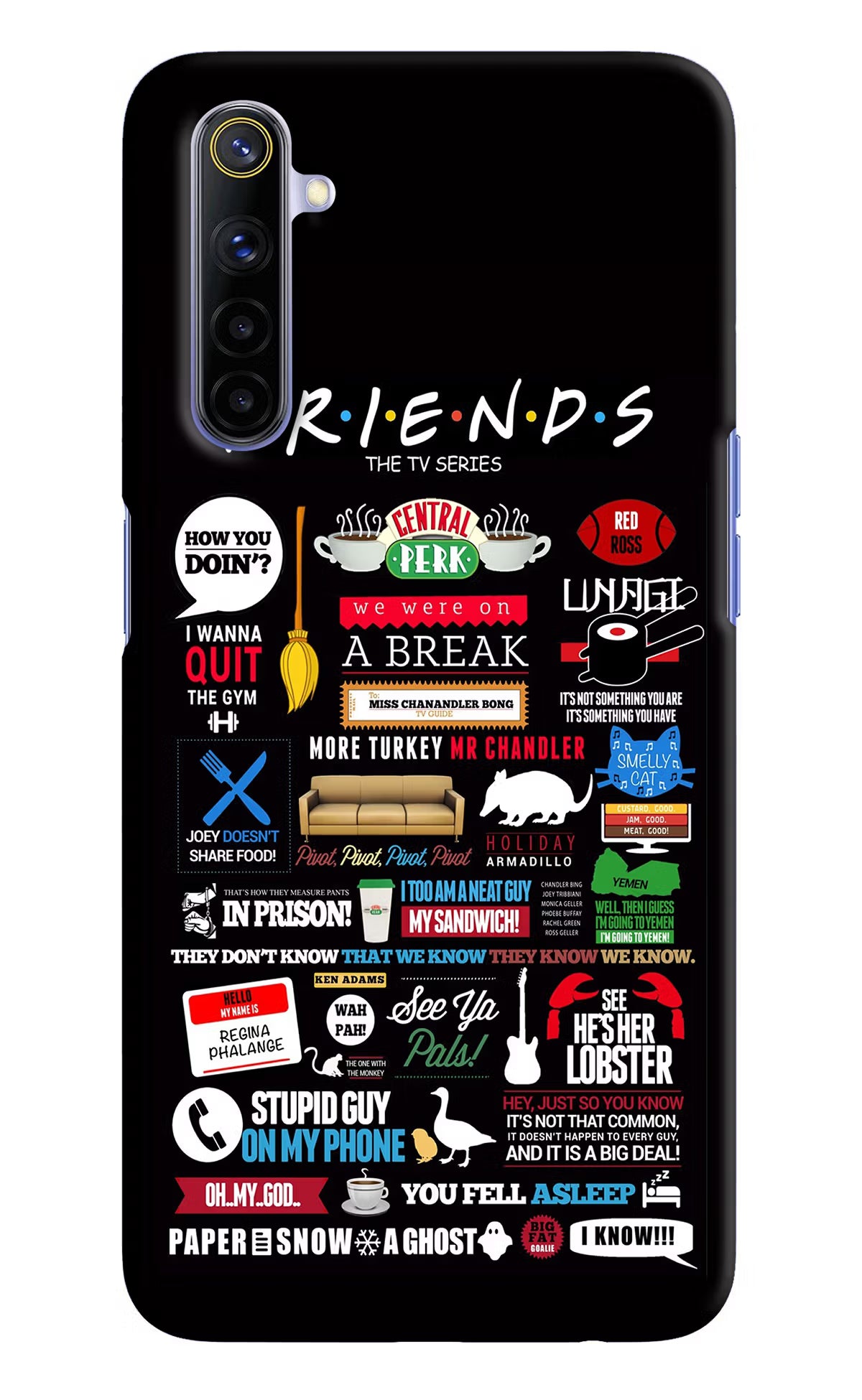 FRIENDS Realme 6/6i Hard Case Back Cover by Casekaro