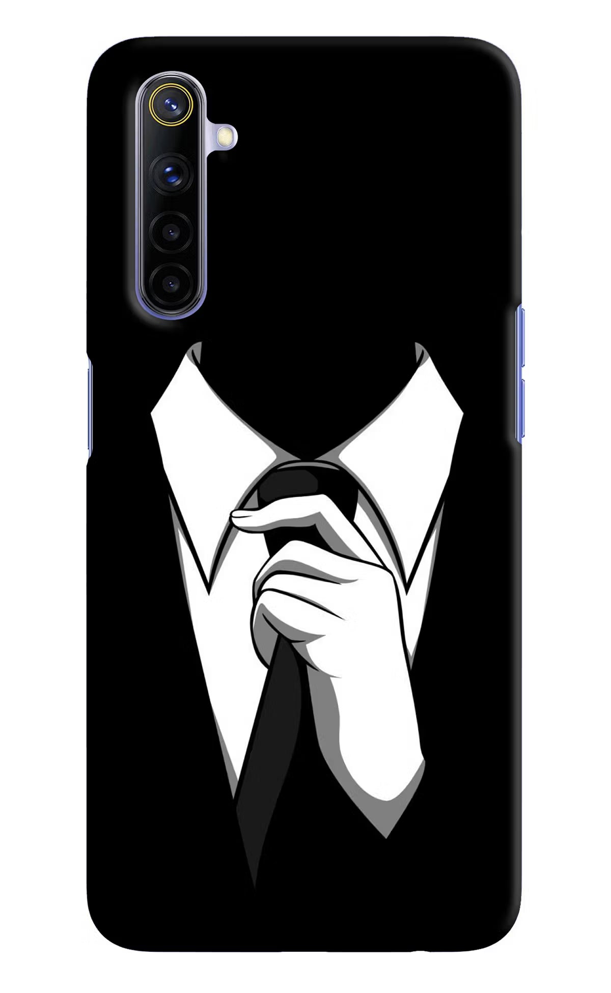 Black Tie Realme 6/6i Hard Case Back Cover by Casekaro