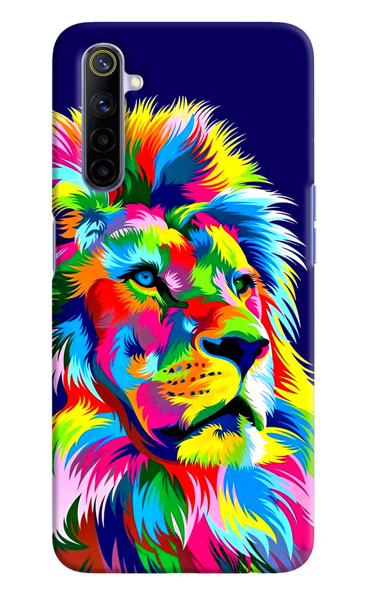 Vector Art Lion Realme 6/6i Hard Case Back Cover by Casekaro