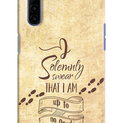 I Solemnly swear that i up to no good Realme 6/6i Hard Case Back Cover by Casekaro