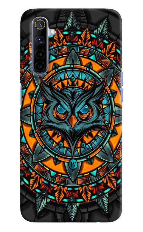 Angry Owl Art Realme 6/6i Back Cover