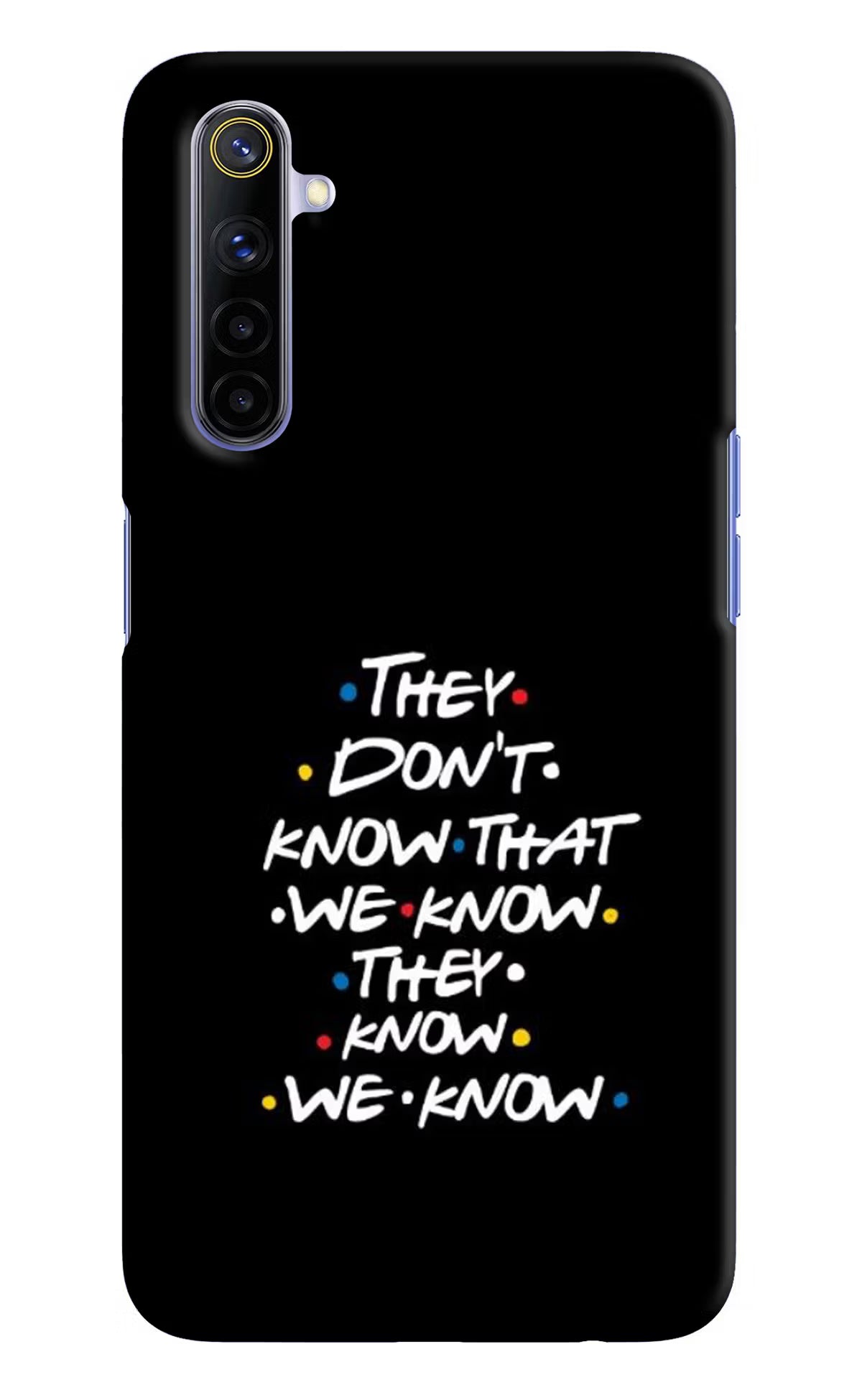 FRIENDS Dialogue Realme 6/6i Hard Case Back Cover by Casekaro